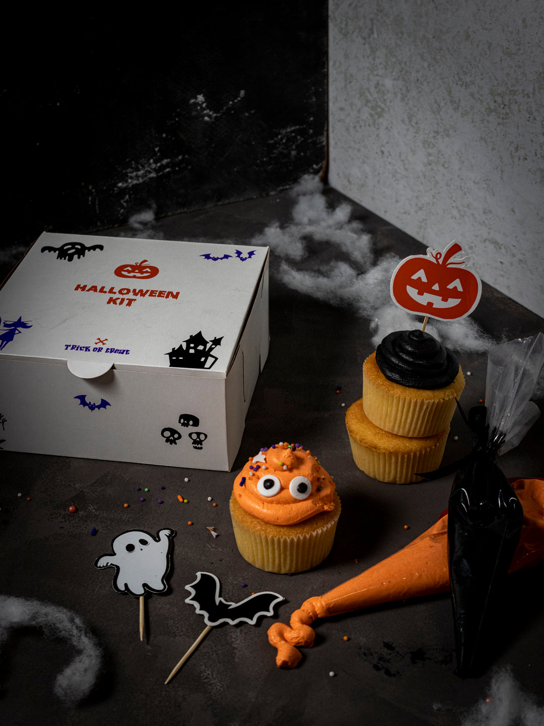 Mini toppers de halloween